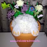 Atelier pot de fleur lapin