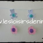 Atelier guirlande personnages nid d'abeille