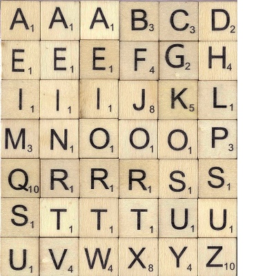 500 Lettres En Bois Type Scrabble - Alphabet A à Z Pour Bricolage, Apprentissage, Jeux éducatifs - Dimensions 20x18x5mm