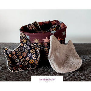 Lingettes démaquillantes et pochon