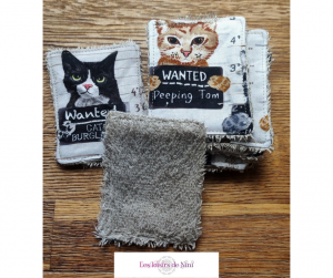 Lingettes démaquillantes rectangulaires