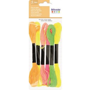 Echevettes coton fluo
