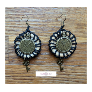 Boucles d'oreille steampunk 3