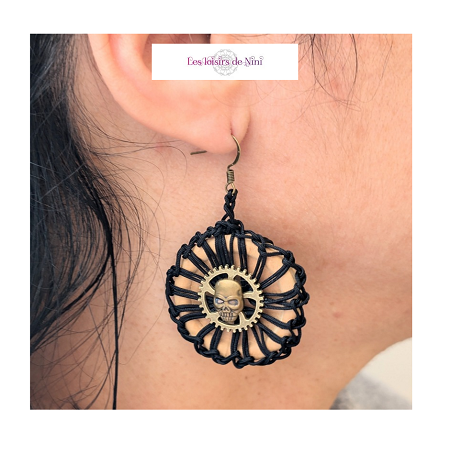 Boucles d'oreille steampunk 4 – Image 2