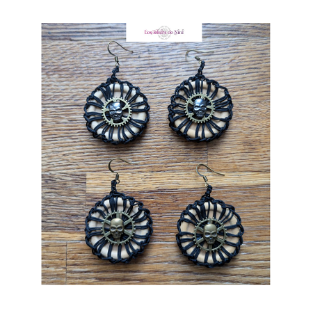 Boucles d'oreille steampunk 4