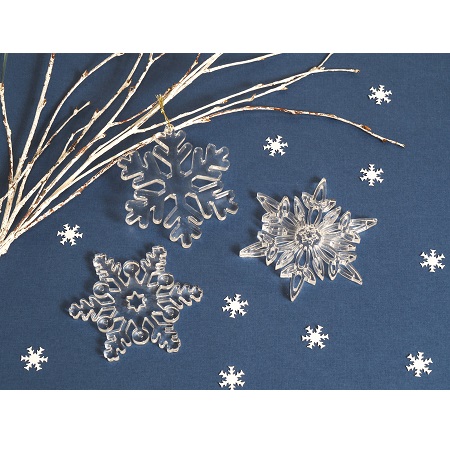 Moule silicone 3 flocons – Image 2