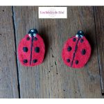 Broche coccinelle