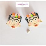 Boucles d'oreille Frida Kahlo