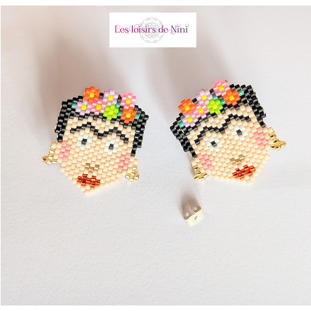 Boucles d'oreille Frida Kahlo