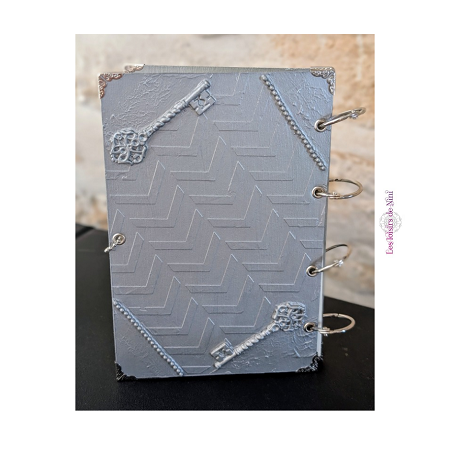 Carnet steampunk argenté – Image 3