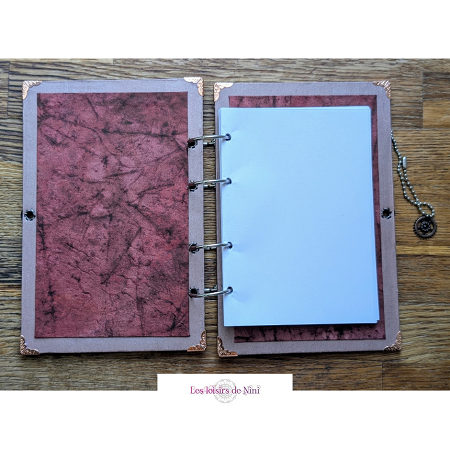 Carnet steampunk chocolat – Image 2